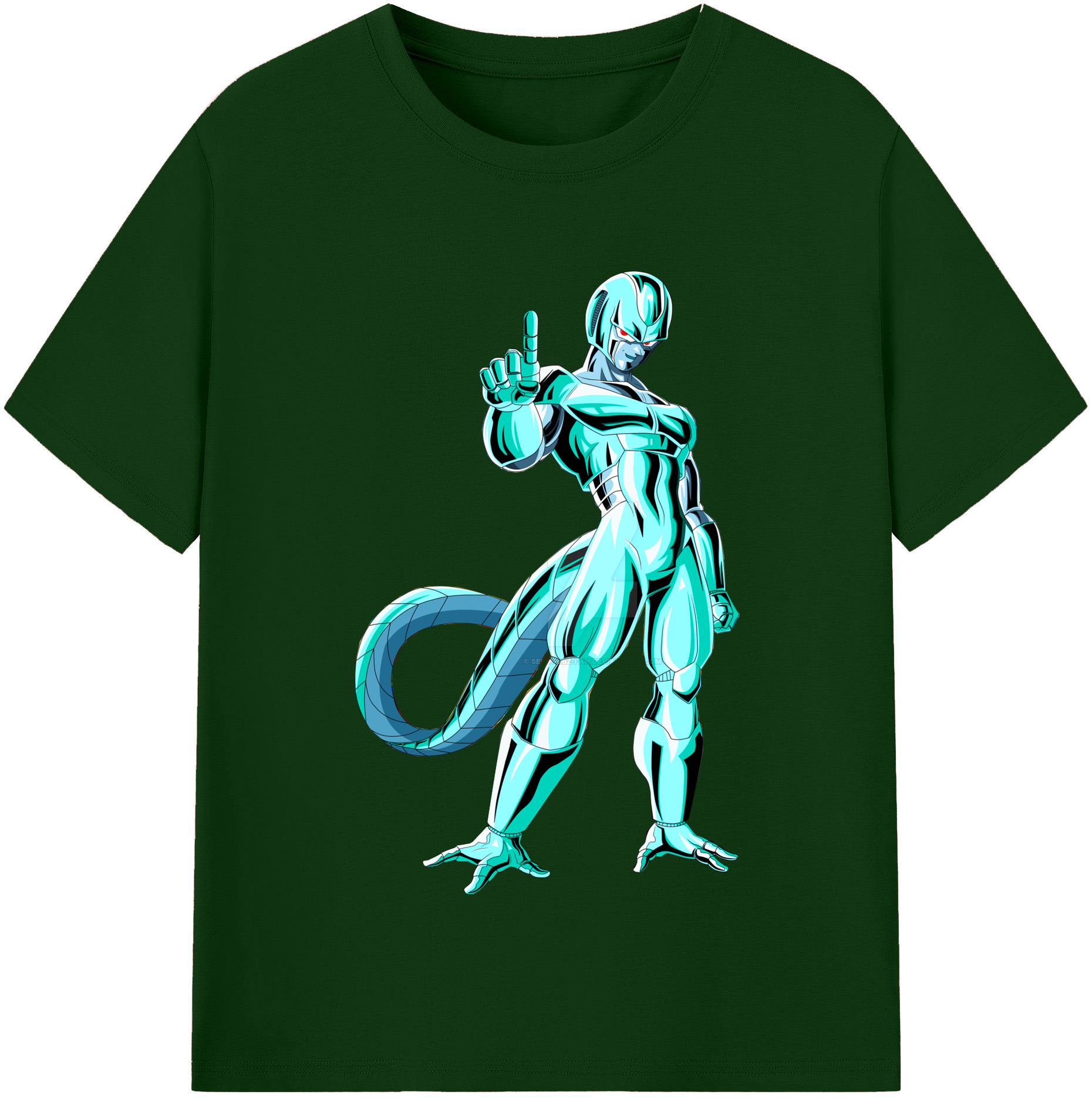 （画像用） ドラゴンボール クウラ DRAGON BALL Cooler Coora 綿100％半袖Tシャツ（フロントプリント）